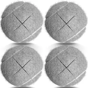 Tennis Balls for Walkers Pre Cut, Walker Tennis Balls Walker Glide -4PCS Gray - Picture 1 of 6