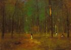 Oil painting Scotlan-George-Inness-Georgia-Pines art impression forest landscape