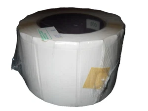 (500) Etiquetas adhesivas autolaminables blancas Lab Safety Supply 3" x 1,5", 6995W - Imagen 1 de 3