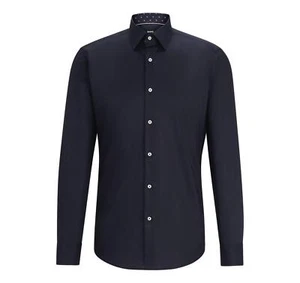 BOSS Camicia Regular Fit Cotone facile Stiro Modello H-JOE-KENT 50511358 - Picture 1 of 6