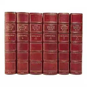 The Second World War by Winston Churchill, 1st UK Edition, Signed by the Author. - Picture 1 of 12