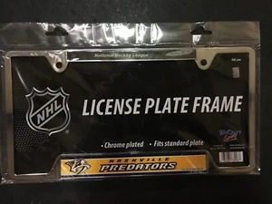 Nashville Predators Metal License Plate Frame Chrome Finish FREE SHIPPING - Picture 1 of 1