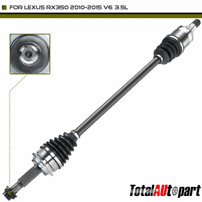 CV Axle Assembly for Lexus RX350 2010-2015 V6 3.5L AWD Rear Left or Right Side - Image 1 of 4