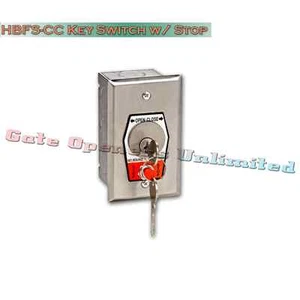 MMTC - HBFS-CC Interior Open-Close Cylinder Key Switch Flush Mount Gang Box - Picture 1 of 1