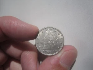 NICE GRADE 1892 UNITED STATES US LIBERTY NICKEL - Picture 1 of 2