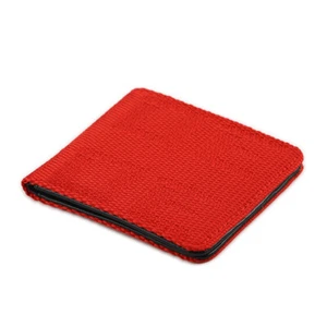 JDM Bride Racing Fabric Gradation Bifold Men's Wallet Drift Car Leather Purse - Picture 1 of 10