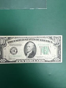 1934 C 10 Dollar Bill New York - Picture 1 of 6