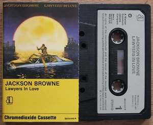 JACKSON BROWNE - LAWYERS IN LOVE (ASYLUM 9602684) 1983 EUROPE CASSETTE TAPE  - Picture 1 of 3