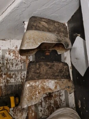 1973 73 PLYMOUTH DUSTER VALIANT SCAMP FRONT BUMPER GUARDS - Image 1 of 2