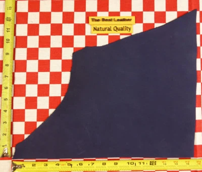 AUTHENTIC HORWEEN 4 oz ROYAL BLUE DRYDEN LEATHER HIDE 16" x 13" NAT. QLTY. - Image 1 of 4