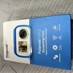 Polaroid ID922 Streaming Cam fotocamera digitale azione impermeabile blu NUOVO - Foto 1 di 6