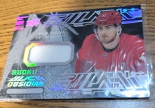 2019-20 SPx UD Black Obsidian Jerseys Rookies Filip Zadina #OJ-FZ Rookie RC