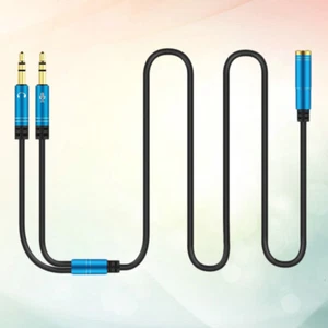 Headset Splitter Kabel Pc Audio Adapter Pc Headset Adapter PC Kopfhörer Adapter - Afbeelding 1 van 11
