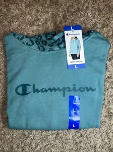 NEW Women's Champion Green Hoodie Size Large - Picture 1 of 6