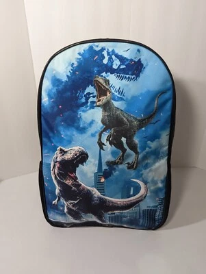 NUEVO - Mochila Niños Raptor T-Rex Dinosaurio con Volcán Mochila Niños Mochila Azul Foto 1 de 4