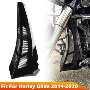 Fit For Harley Road Street Glide FLHX  Custom Black Chin Spoiler Scoop 2014-2021 - Picture 1 of 8
