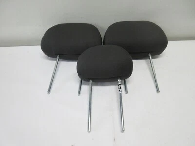 2005-2012 FORD ESCAPE MARINER TRIBUTE REAR HEAD REST SET OF 3 BLACK CLOTH - Image 1 of 4