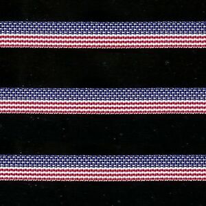5 yds 3/8" PATRIOTIC STARS STRIPES RED WHITE BLUE AMERICAN FLAG GROSGRAIN RIBBON