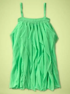  GAP GIRLS GREEN CASCADING DRESSY PARTY DRESS ORG. $55.00 SIZE 14-16 BNWT - Picture 1 of 1