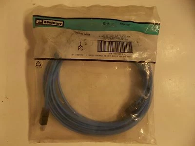 PANDUIT UTPCTGI14BU JACK TO JACK 8 CONDUCTOR PATCHCORD 14' BLUE ***NIB*** - Image 1 of 2
