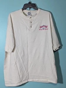 Vintage George Strait Music Festival 3 Button Short Sleeve Shirt Size 2XL - Picture 1 of 13
