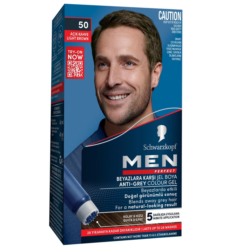Schwarzkopf Men Perfect 50 Light Brown - image 1 of 4