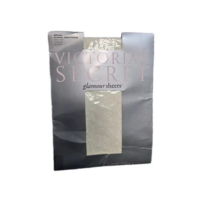 Victoria's Secret Bridal Floral Pantyhouse Cream M New Vintage  - Image 1 of 2