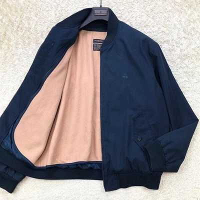 Brooks Brothers Vintage Wool Liner Jacket 80s 90s Navy Cotton Polyester M - Image 1 of 4