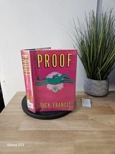 SIGNED - Proof by Dick Francis 1985 First Edition Hardcover Dust Jacket - Picture 1 of 15