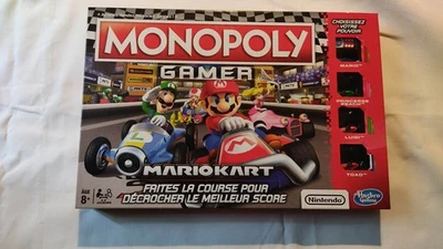 jeux de société MONOPOLY GAMER MARIO KART - HASBRO GAMING- EXCELLENT ETAT - Photo 1/4