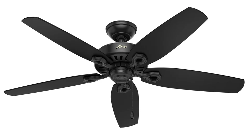 Hunter 53294 Builder Elite 52" Ceiling Fan in Black - Image 1 of 4