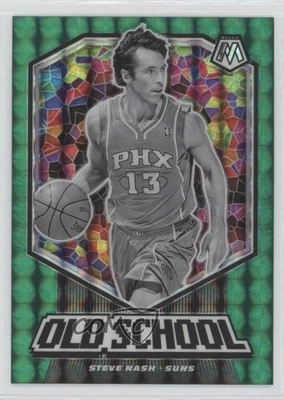 2019-20 Panini Mosaic Old School Green Mosaic Prizm Steve Nash #1 HOF - Image 1 of 2