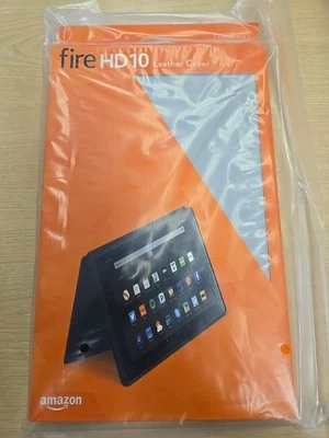 Amazon Fire HD 10 GREY Leather Cover Case Tablet 5th Generation - Image 1 of 4