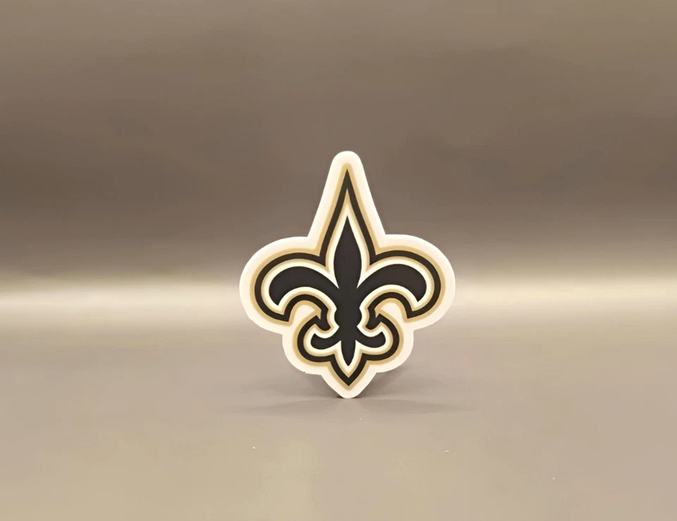 Football Viny Decal Stickers Easy Fleur De Lis Who Dat Nola New Orleans Saints - Image 1 of 1