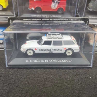 AUTO CITROEN ID 19 AMBULANZA CROCE ROSSA IXO 1:43 NUOVA SCATOLA + BLISTER - Immagine 1 di 4