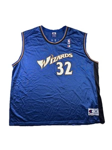 Vintage Richard "Rip" Hamilton Washington Wizards Champion Jersey Sz. 48 Y2K NBA - Picture 1 of 6