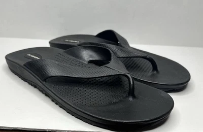 Sandalias Chanclas Okabashi Zapatos Para Hombre Talla XL Negras Hechas en EE. UU. Cómodas Playa Piscina Foto 1 de 4