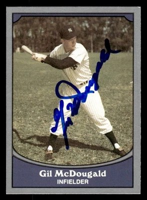 1990 Pacific Legends Baseball #94 Gil McDougald Signed Autograph (no COA) - Image 1 of 2