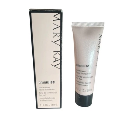 NEW Mary Kay Timewise Matte-Wear Liquid Foundation Ivory 3 038752 1oz Full Size - Image 1 of 4