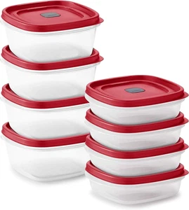 Recipiente de comida de 5 tazas con tapa apto para microondas y lavavajillas - Picture 1 of 12
