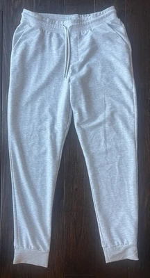 Pantalones deportivos Athletic Works Leisure gris claro para hombre talla M (32-34) Foto 1 de 4