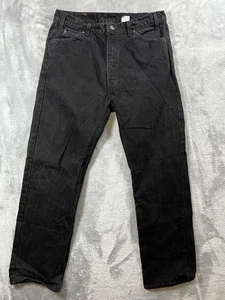 Vintage 505 Levis Jeans Herren 38x34 Schwarz Straight 90s Made in USA Skate Denim - Bild 1 von 12