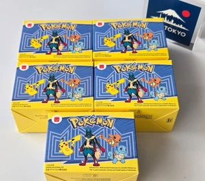 McDonald’s Japan Happy Meal Pokémon 2025 Lot of 5 Toys w/ Boxes Pikachu Lucario - Picture 1 of 12