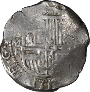 MEXICO, Mexico City, cob 8 reales, Philip III, assayer F. - Picture 1 of 3