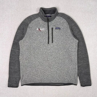 Свитер Patagonia Better флисовая куртка на молнии 1/4 мужской размер XL вересковый серый 25522 Axion - Изображение 1 из 4