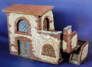 Custom Dioramics 1/35 Italian Country Villa Section with Exterior Stairs CD-149 - Picture 1 of 1