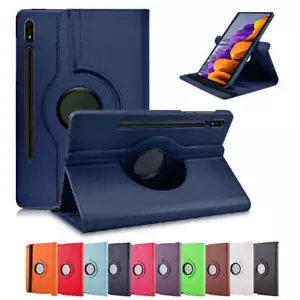 360 Rotate Flip Leather Case Cover for Samsung Tab S10 Ultra S9 Ultra S10 Ultra - Picture 1 of 12