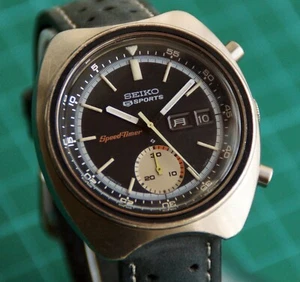 SEIKO 6139-7020 - GENUINE JDM CHRONOGRAPH SPEEDTIMER ! - Picture 1 of 16