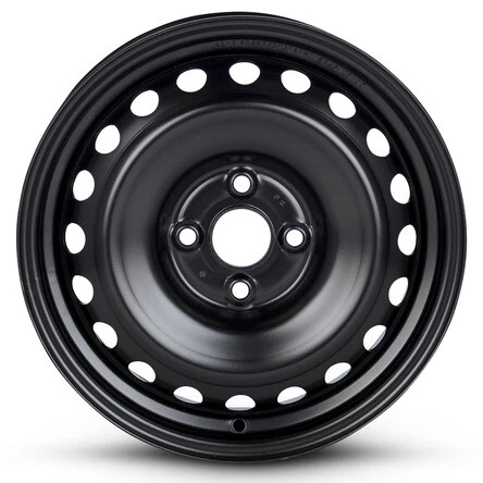 New Wheel For 2018-2024 Hyundai Accent 15 Inch Black Steel Rim - Image 1 of 4