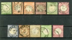 Kl.  Sammlung Brustschilde - aus Nr. 2 - 25 o  -  KW 400,-- €  ( 14361 ) - Bild 1 von 1